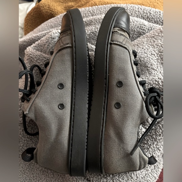 WOOBIES Men’s MOD-1 OD GREEN Canvas  Shoe Low Top Lace Up Size 6.5 Men 8 Women - Picture 8 of 10